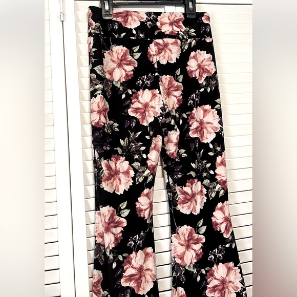 No Boundaries Pants - 👁🌸Floral Boot Flare Leggings🌸